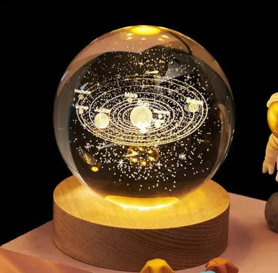 3d crystal night lamp - 6cms