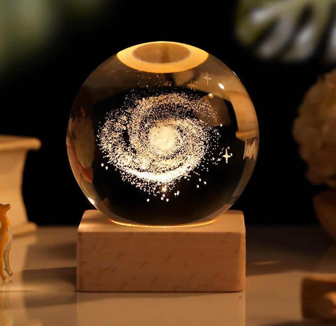 3d crystal night lamp - 6cms