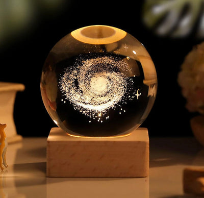 3d crystal night lamp - 6cms
