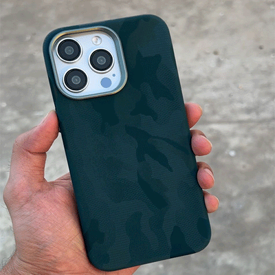 Camouflage Microfiber Case With Magsafe