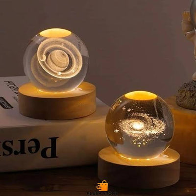 3d crystal night lamp - 6cms
