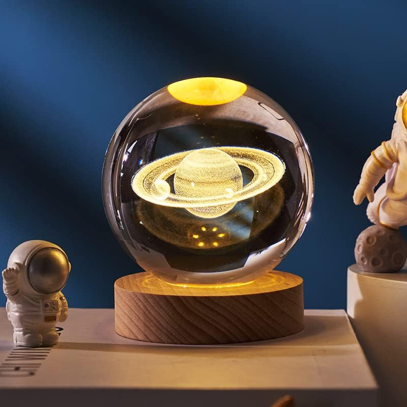3d crystal night lamp - 6cms