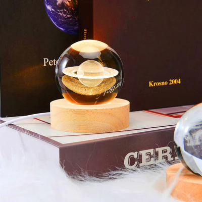 3d crystal night lamp - 6cms